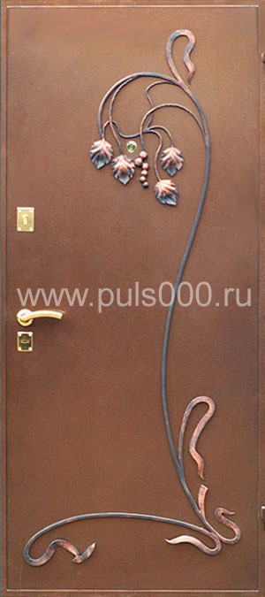 Металлическая элитная дверь с ковкой EL-1148, цена 47 250 руб. Металлическая элитная дверь с ковкой EL-1148, цена 47 250 руб.