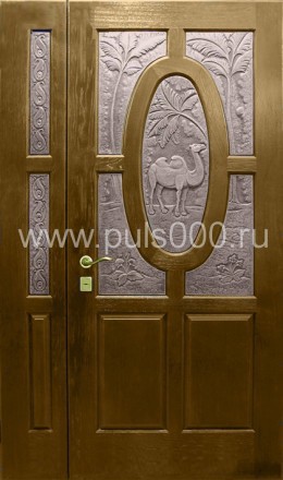 Железная парадная дверь ПР-47 с отделкой массивом, цена 180 000 руб. Железная парадная дверь ПР-47 с отделкой массивом, цена 180 000 руб.