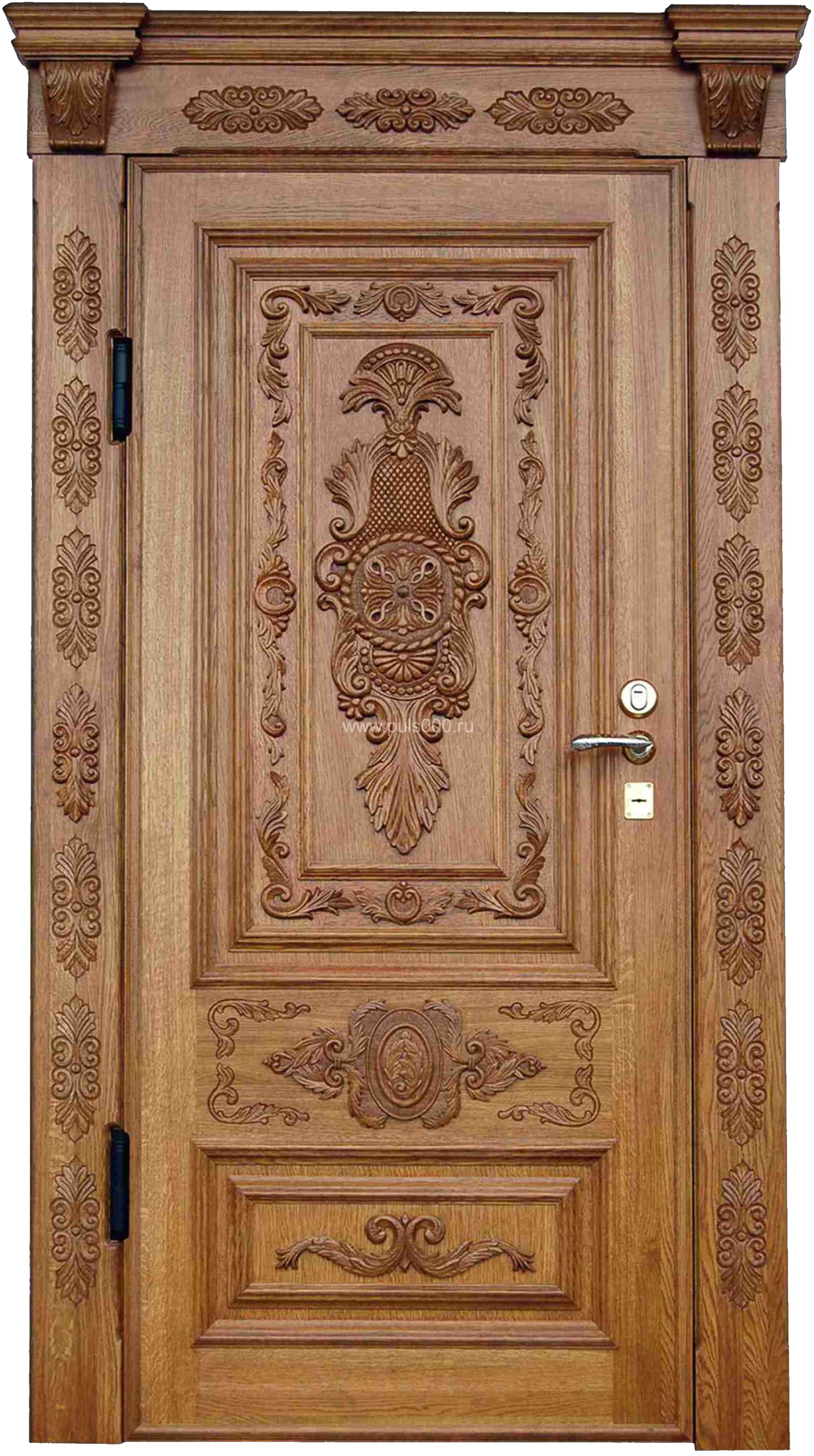Металлическая парадная дверь с отделкой массивом ПР-53, цена 132 000 руб. Металлическая парадная дверь с отделкой массивом ПР-53, цена 132 000 руб.
